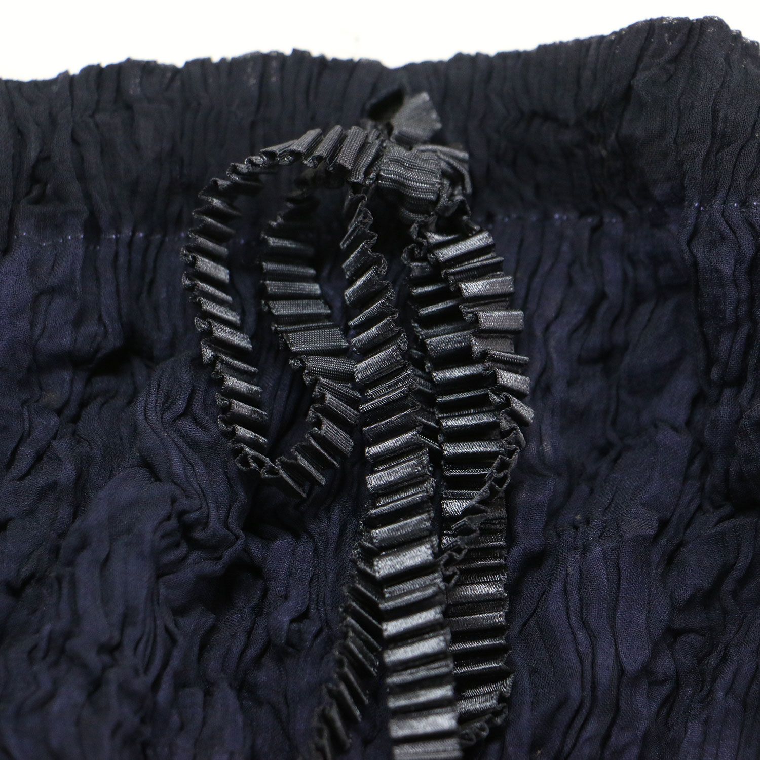 ISSEY MIYAKE イッセイミヤケ スカート ネイビー パープル サイズ:M