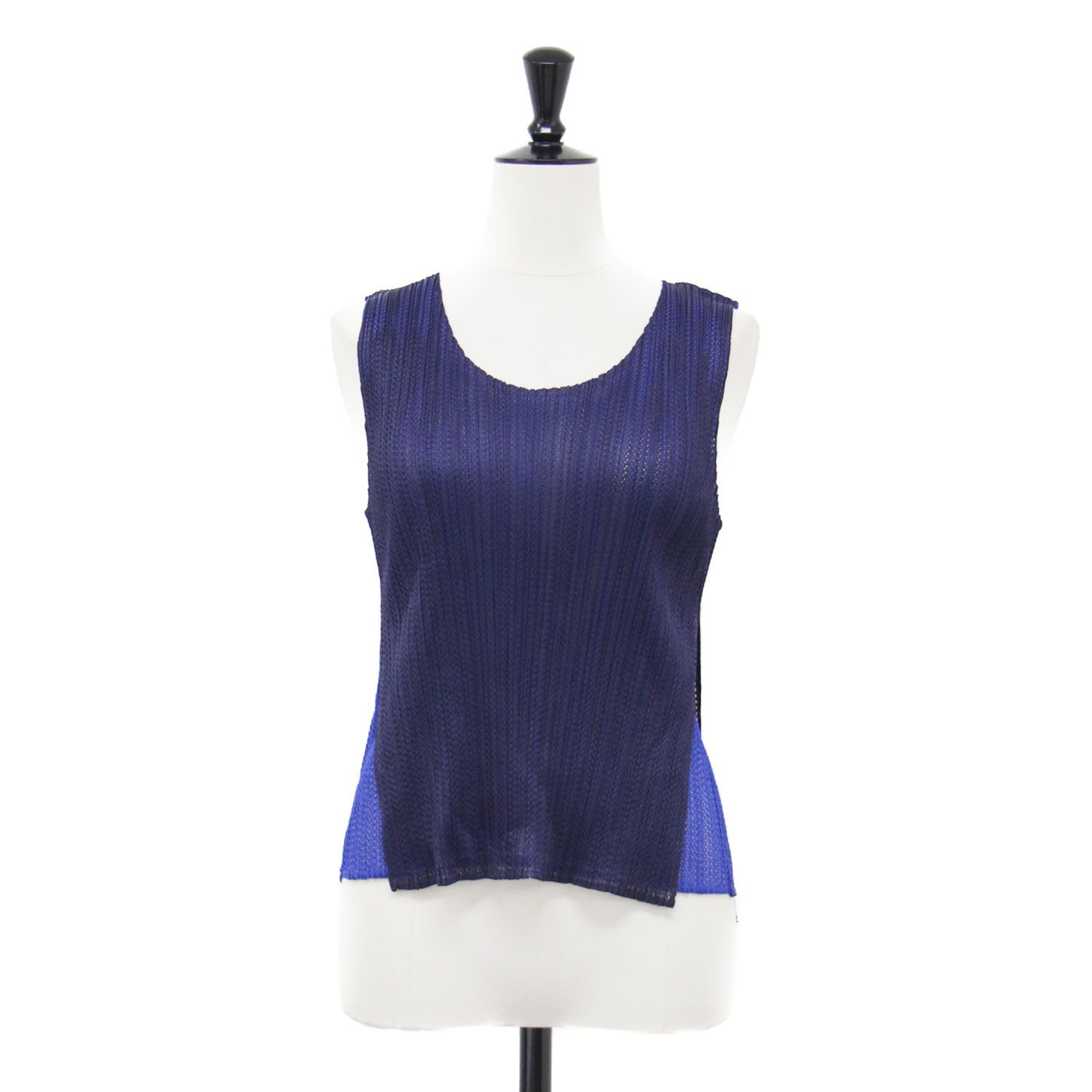 新品同様】PLEATS PLEASE プリーツプリーズ タンクトップ パープル