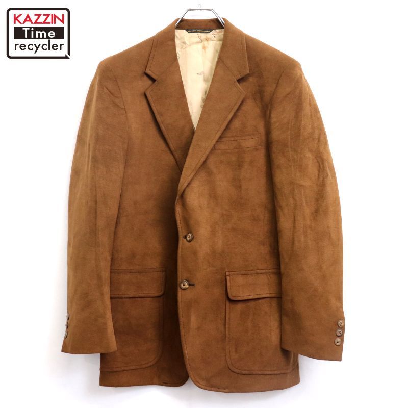 70s vintage ヌバック テーラードジャケット メンズ Sサイズ相当