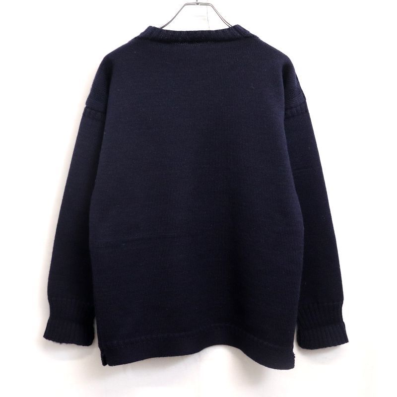70s vintage ウール ガンジー ニットセーター メンズ Mサイズ相当