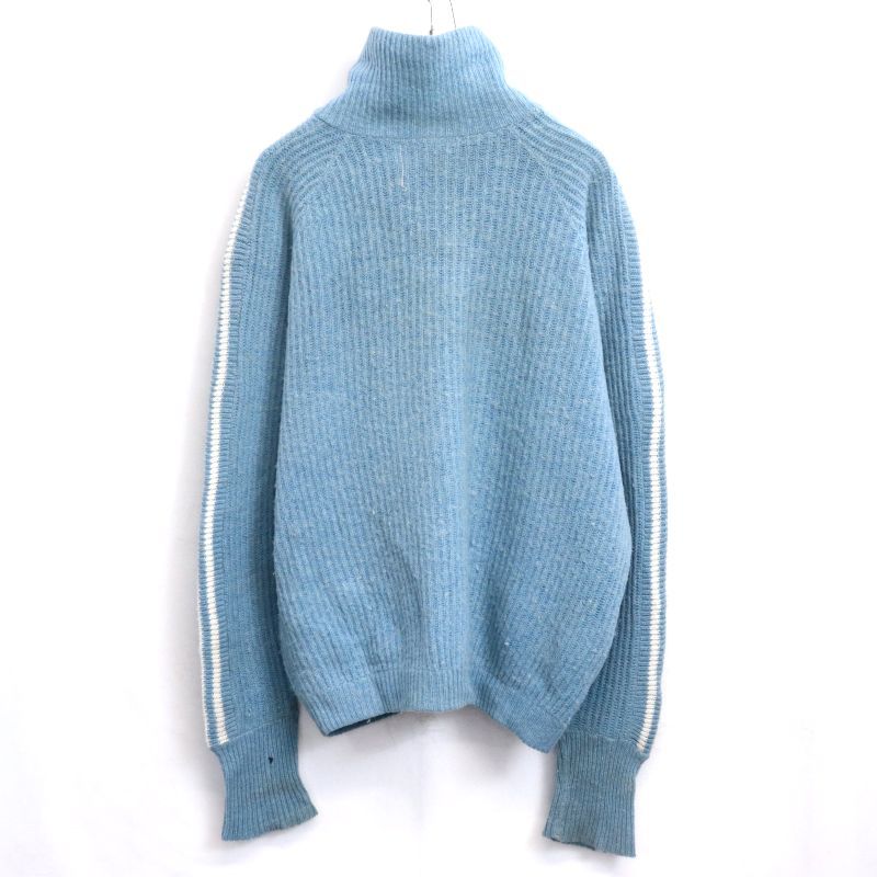 60s USA製 vintage CAMPUS キャンパス フルジップ ウール ニット 