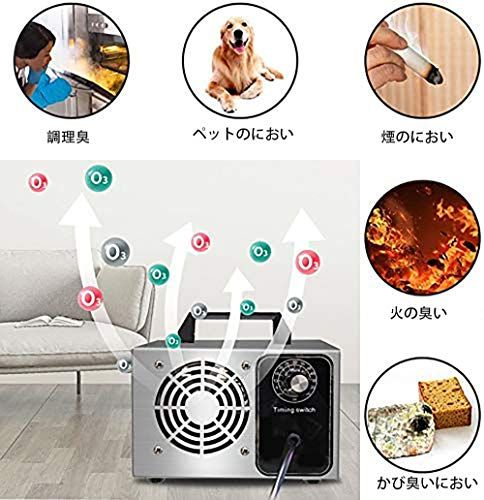 オゾン発生器 オゾン脱臭器 60分タイマー 空気清浄機 業務用 家庭用 PSE認証済み 10000 mg|h po fcdc 95 f 7