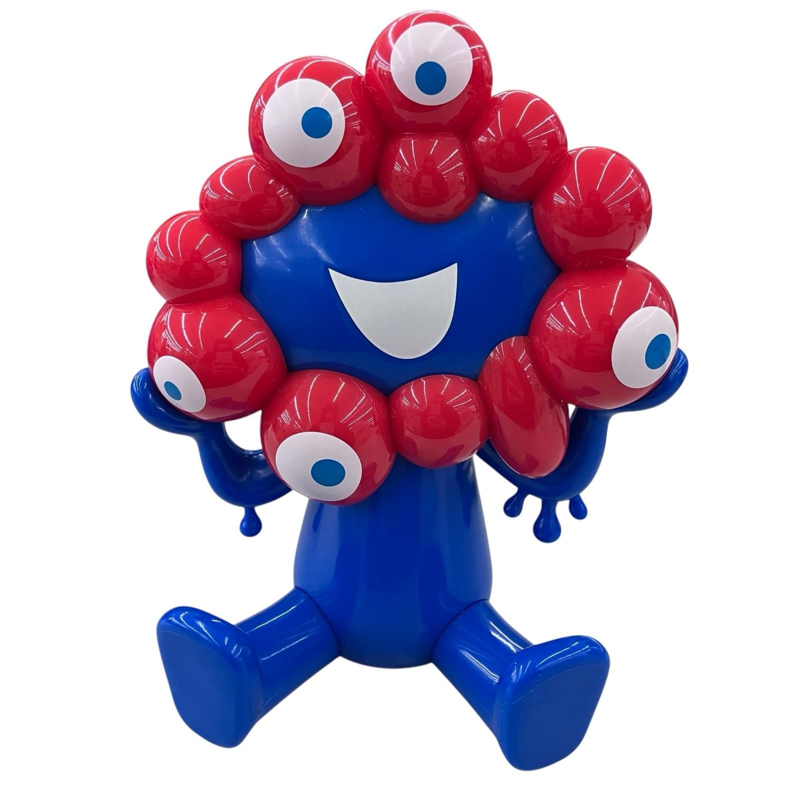 186001 現状品 大阪万博 ミャクミャク 寝そべりぬいぐるみ ＆ 貯金箱 2