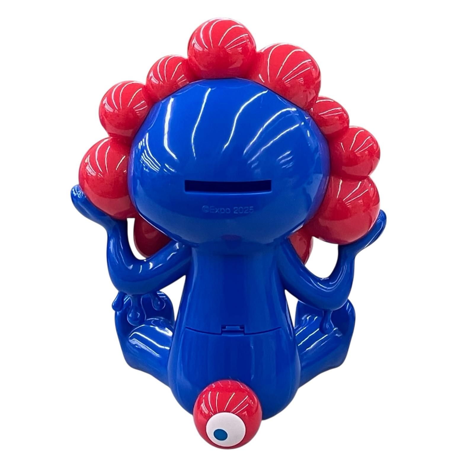 186001 現状品 大阪万博 ミャクミャク 寝そべりぬいぐるみ ＆ 貯金箱 2