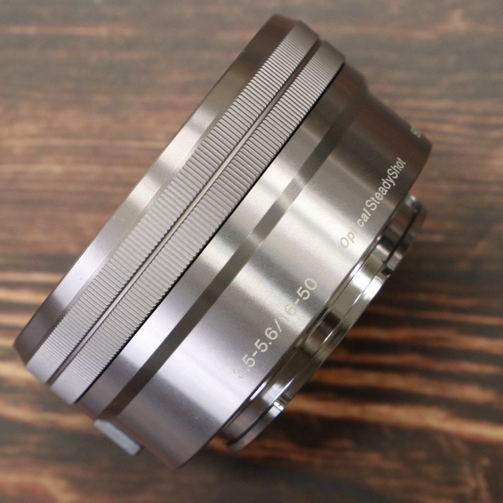 美品】 Sony E 16-50mm f3.5-5.6 OSS PZ SELP1650 シルバー #6940