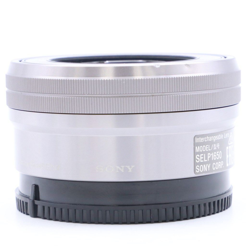 美品】 Sony E 16-50mm f3.5-5.6 OSS PZ SELP1650 シルバー #6940