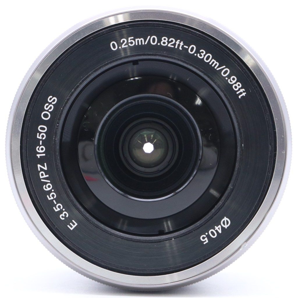美品】 Sony E 16-50mm f3.5-5.6 OSS PZ SELP1650 シルバー #6940