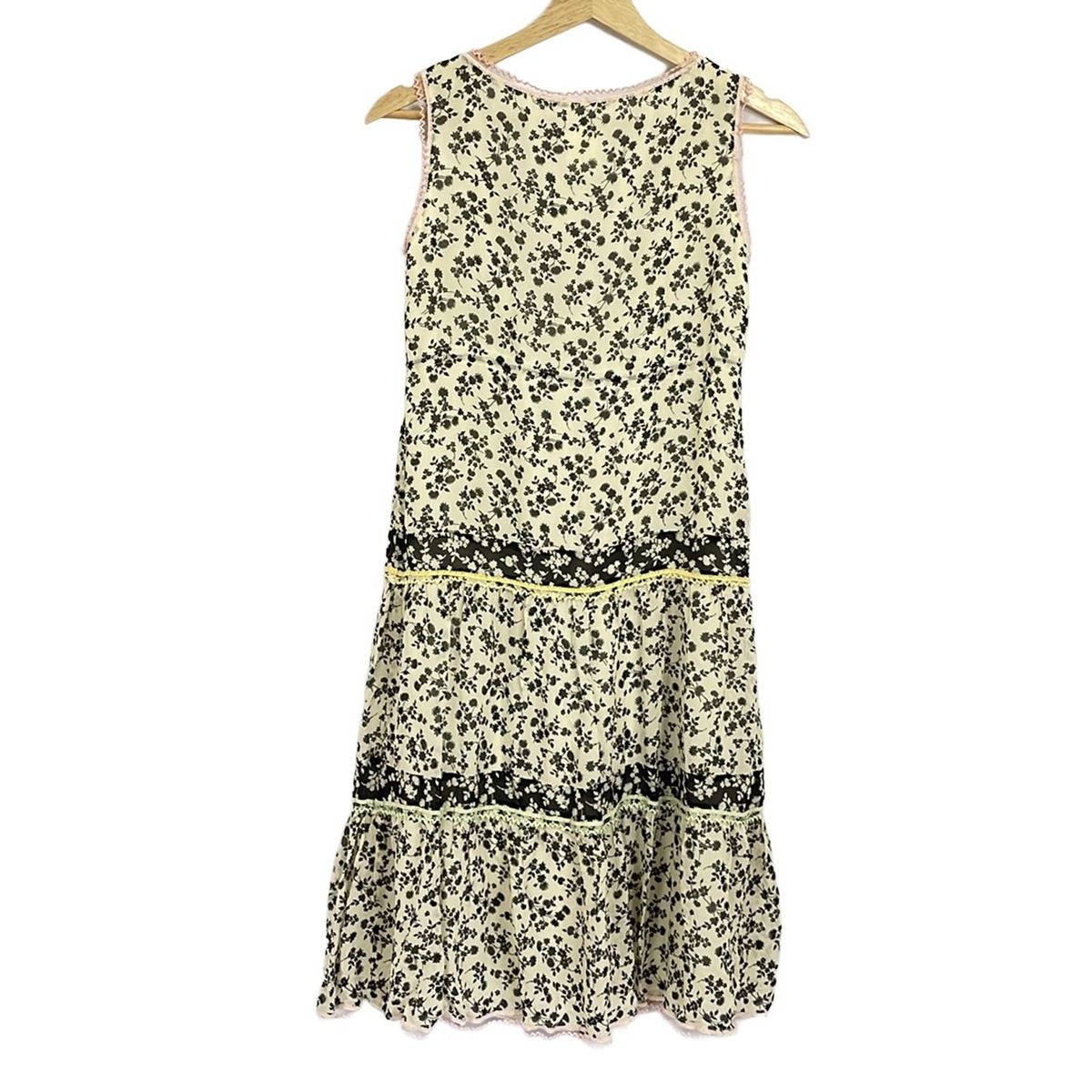 ANNA SUI(アナスイ) ワンピース サイズ2 S レディース - アイボリー×黒