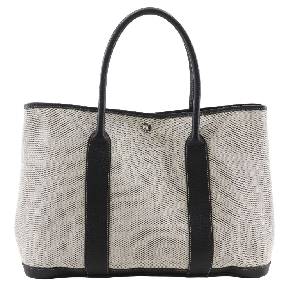 HERMES】エルメス ガーデンパーティ36PM ボルデュック トワルアッシュ