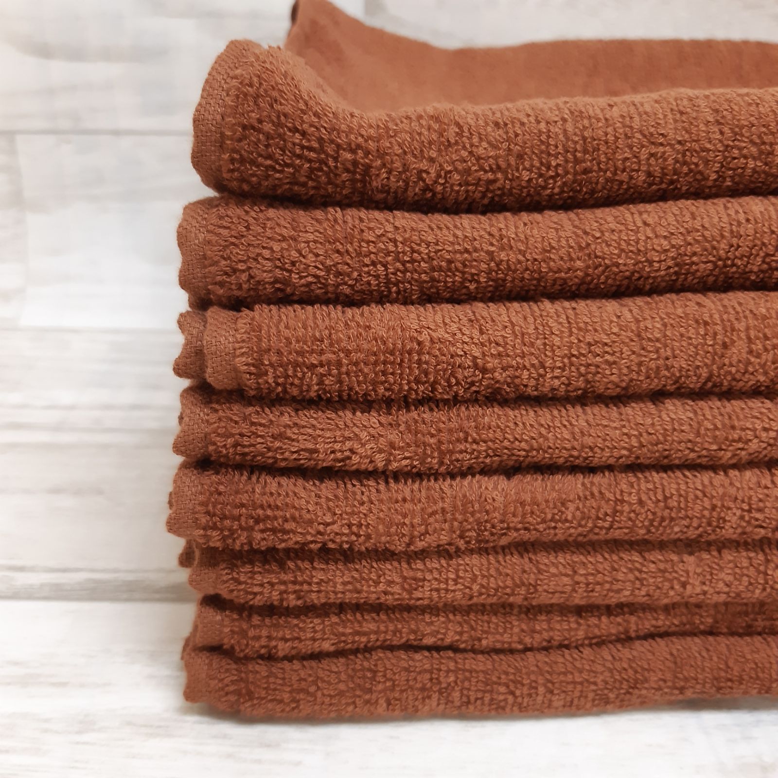 280匁フェイスタオル 新ミルクチョコブラウン