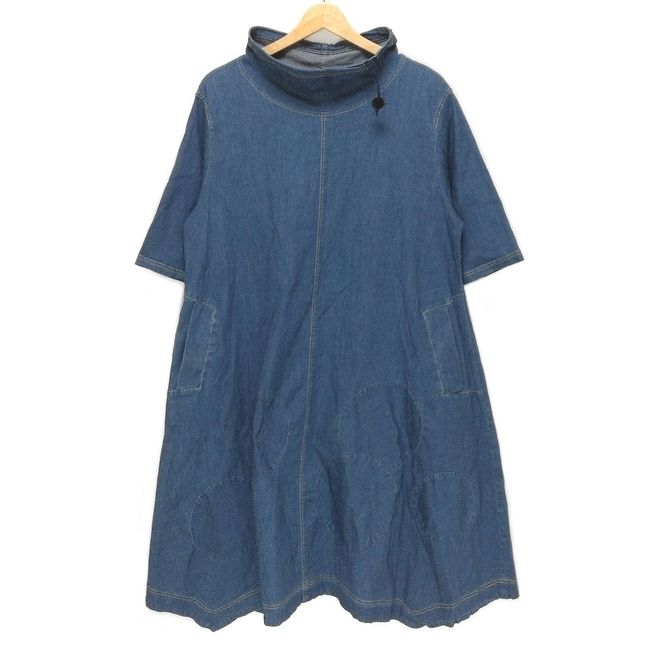 i+mu(イム/センソユニコ) ワンピース サイズ40 M レディース - ブルー
