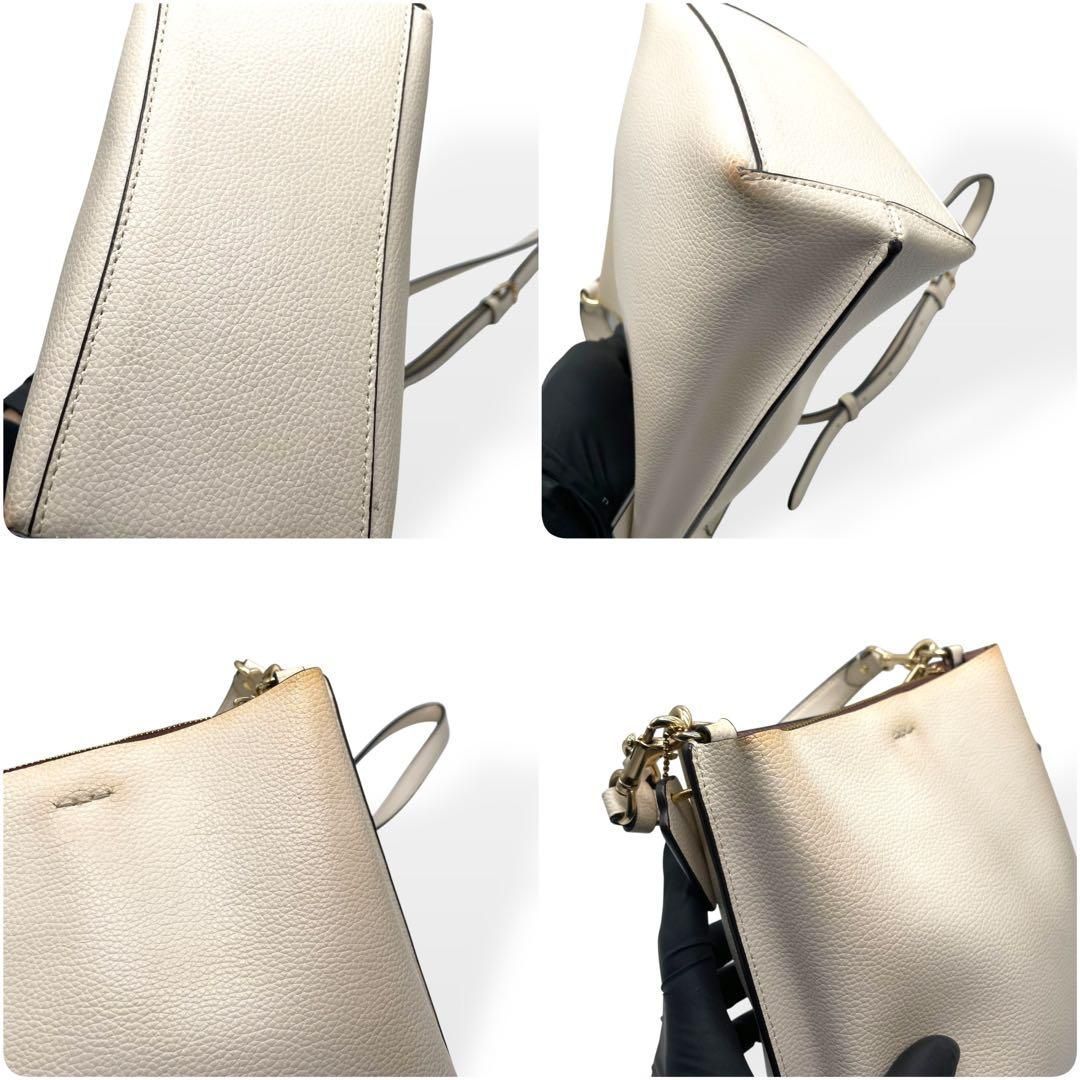 美品 COACH コーチ 2way ショルダーバッグ モリーバケットバッグ22