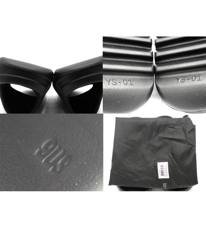 イージー Yeezy 【 YS-01 slide 】 スライド ブラック サンダル