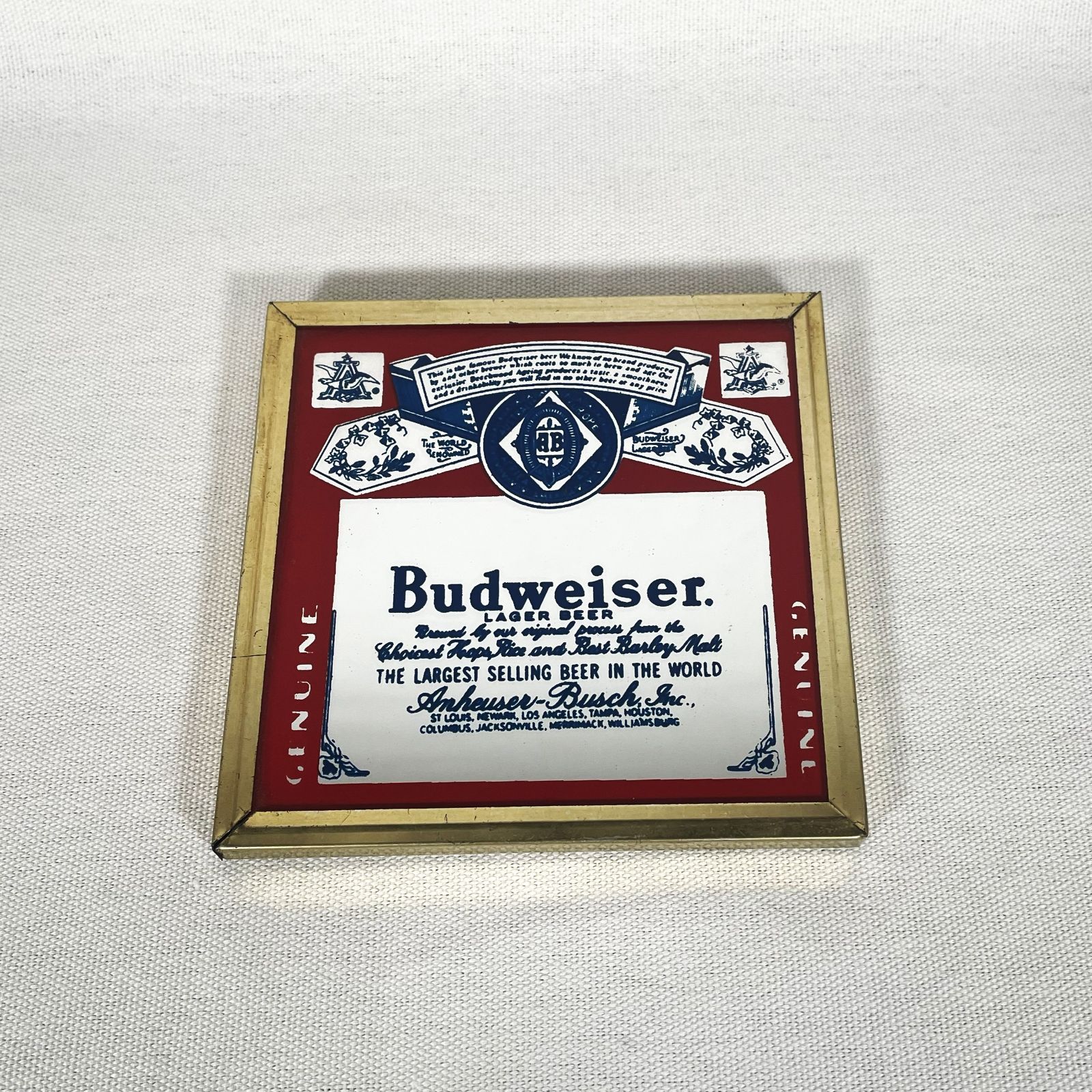 Budweiser Mini Pub Mirror バドワイザー パブミラー ミニサイズ