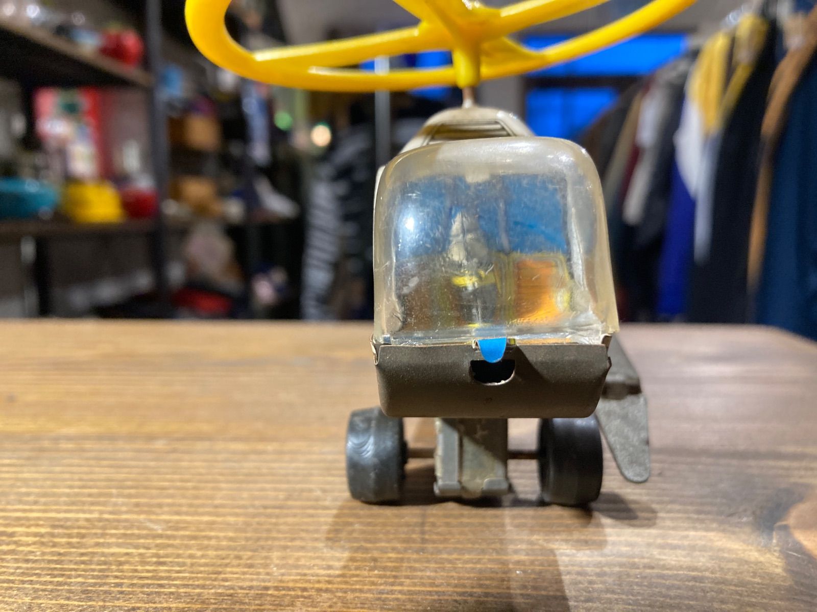 MP097) 市村商会 ブリキ 玩具 ヘリコプター 稼働品 POLICE 警察