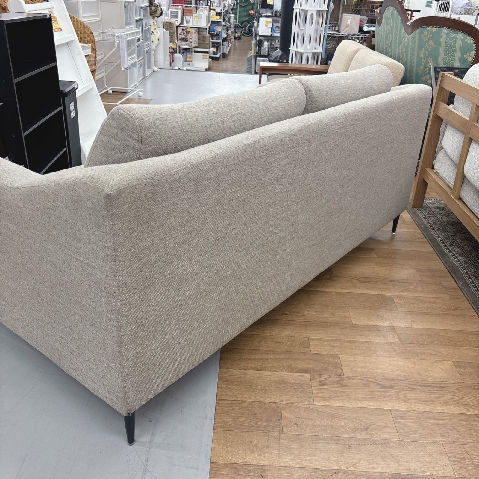  I765 ? 名古屋市近郊送料設置無料 NITORI ファブリック2Pソファ クリーニング済 ソファベッド北欧 2人掛け 3人掛けソファ ソファ ソファベッド