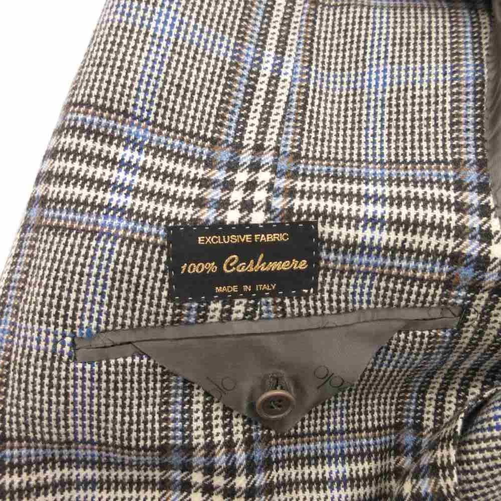 ラヴァッツォーロ RAVAZZOLO テーラードジャケット カシミヤ チェック