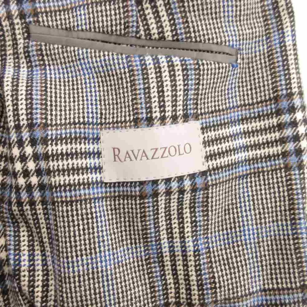 ラヴァッツォーロ RAVAZZOLO テーラードジャケット カシミヤ チェック