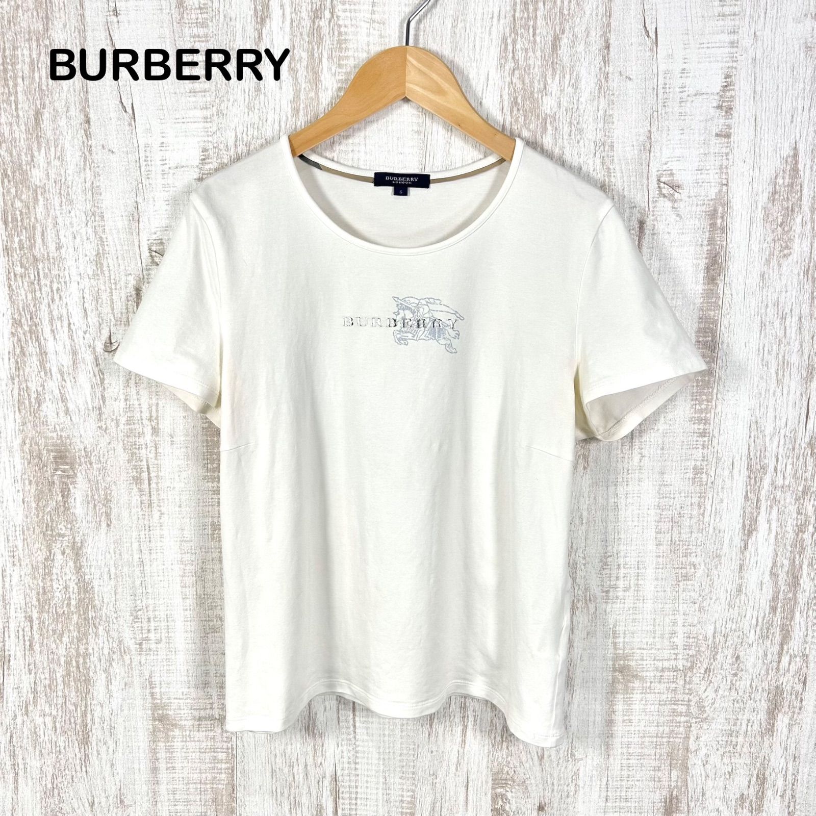 BURBERRY LONDON バーバリー ロンドン ホースロゴプリント 丸首 
