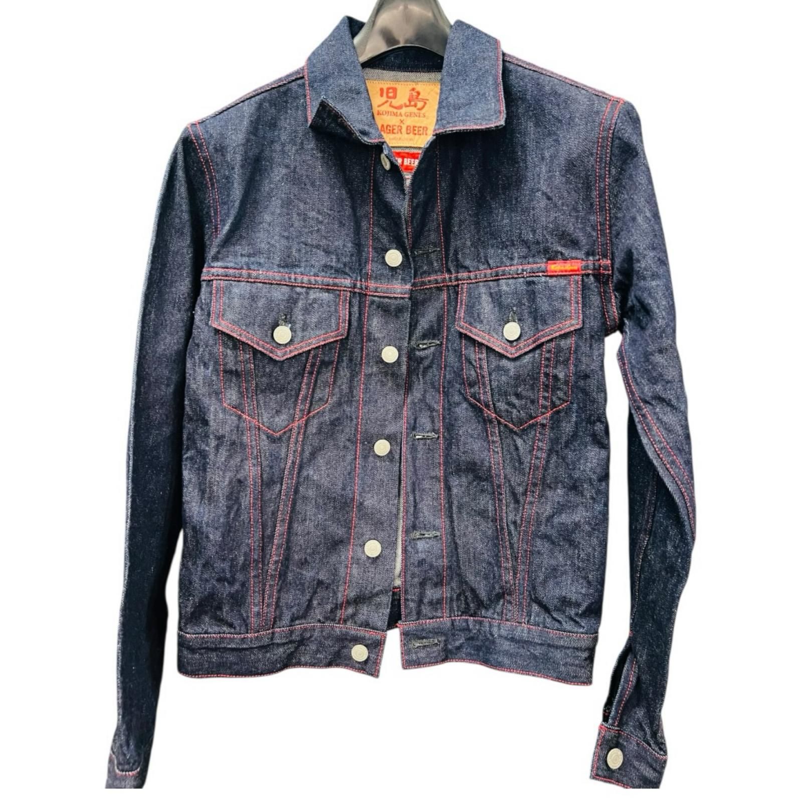 児島ジーンズ KOJIMA GENES × LAGER BEER コラボデニムジャケット L