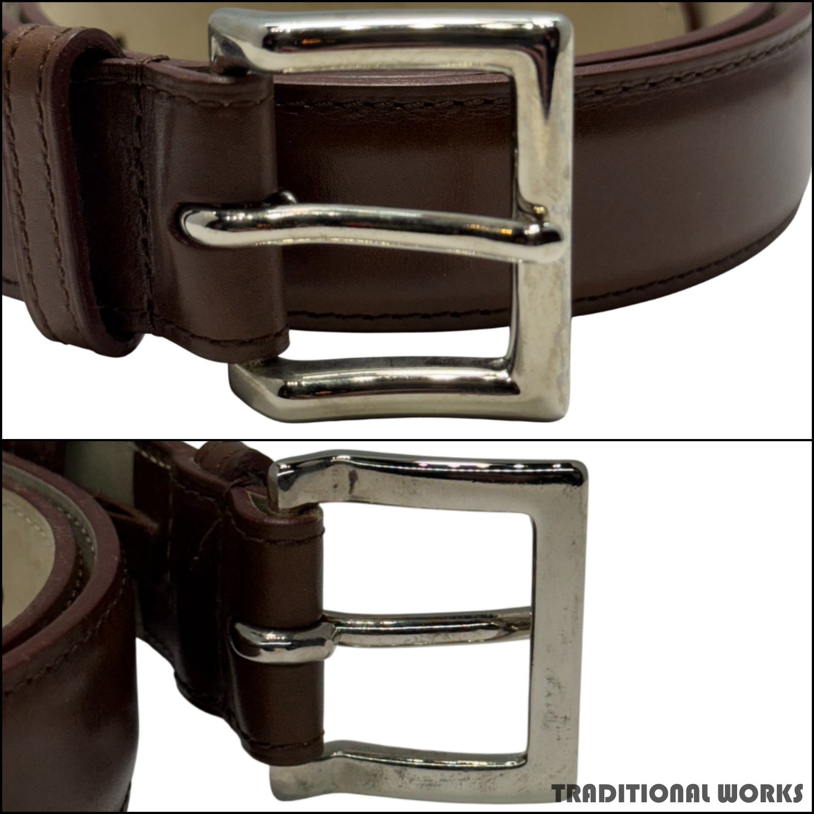 JOHN LOBB ジョンロブ Square 022 Belt 90 レザーベルト スクエア