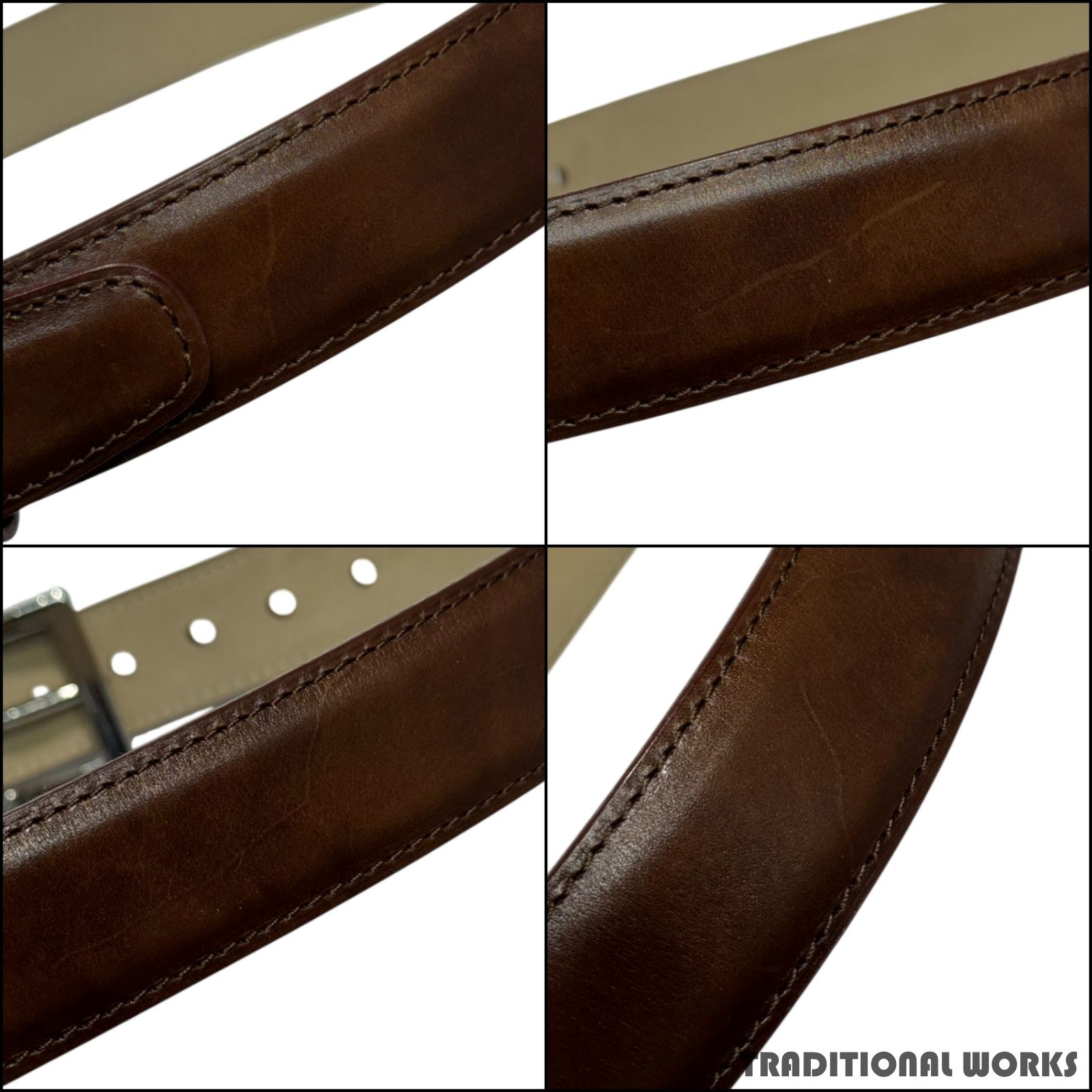 JOHN LOBB ジョンロブ Square 022 Belt 90 レザーベルト スクエア