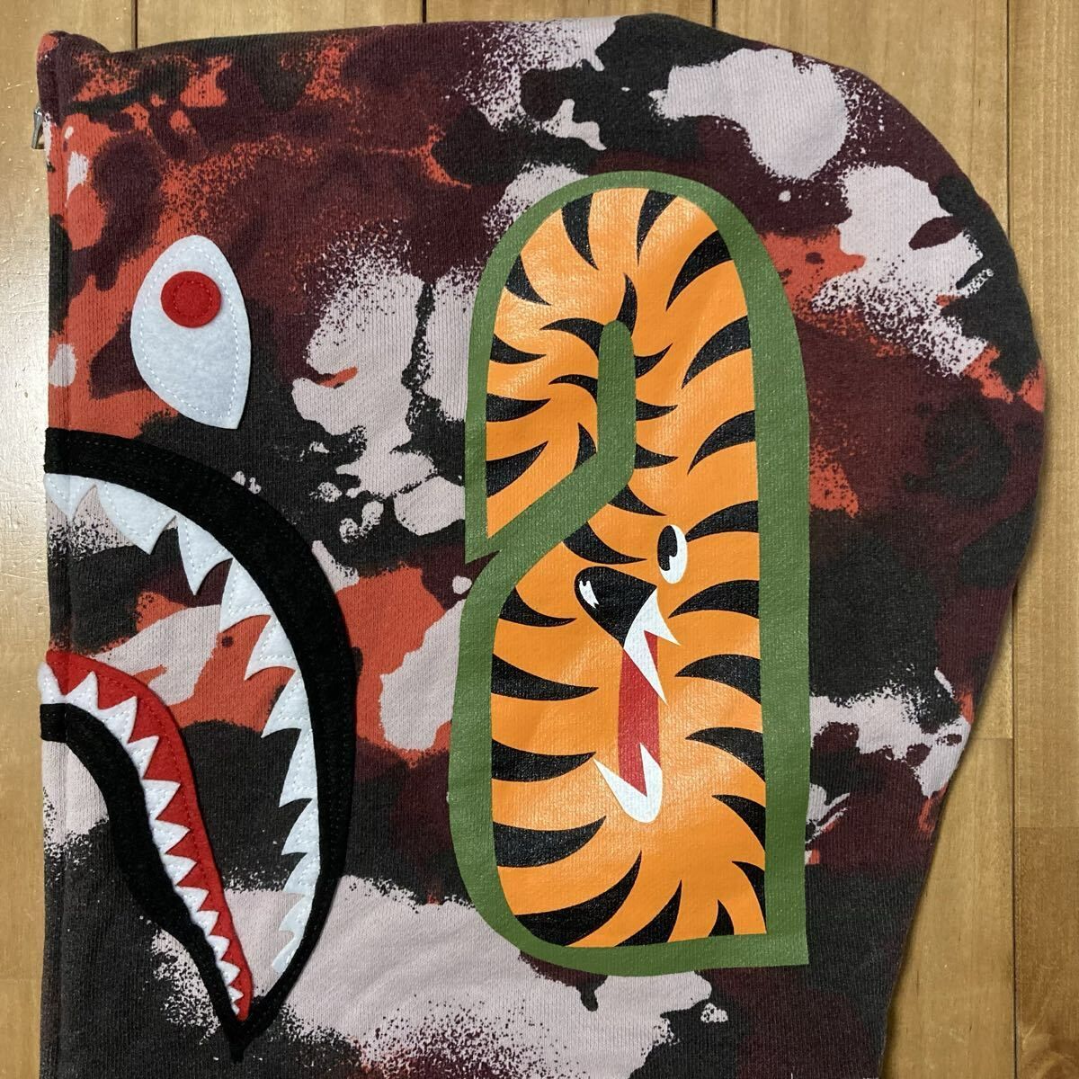 BAPE MAP CAMO シャークパーカー Sサイズ shark full zip hoodie a