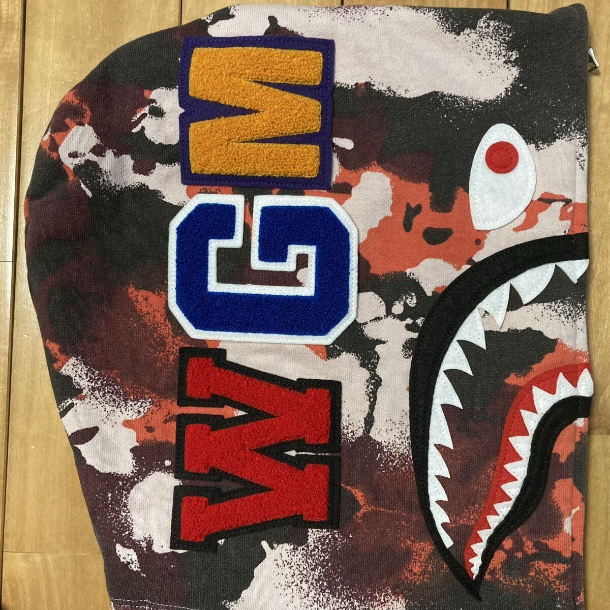 BAPE MAP CAMO シャークパーカー Sサイズ shark full zip hoodie a
