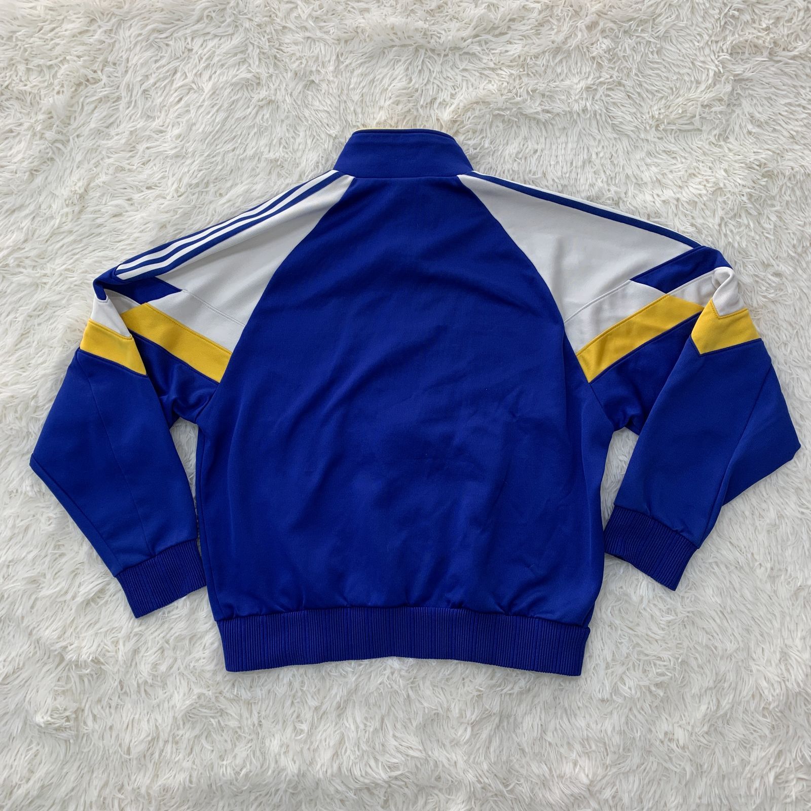 adidas アディダス トラックジャケット ／メンズ M～L相当 ブルー 短丈 