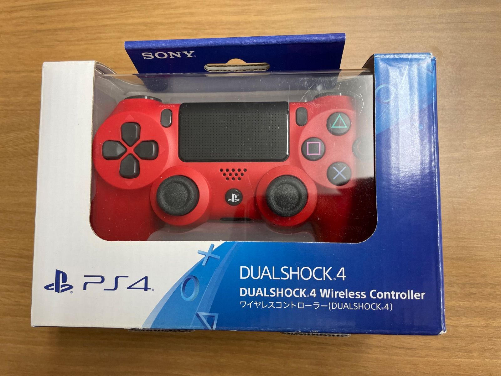 PS4 コントローラー マグマレッド DUALSHOCK SONY純正 - メルカリ