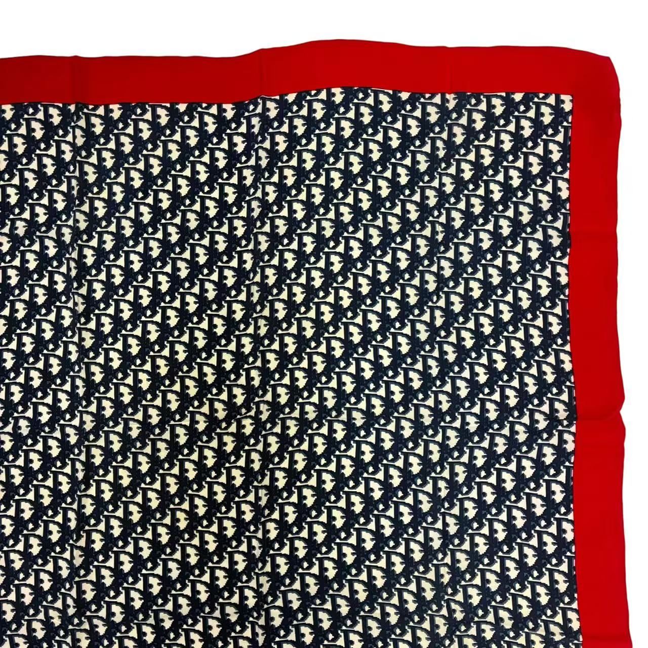 美品 Christian Dior クリスチャン ディオール トロッター柄 シルク