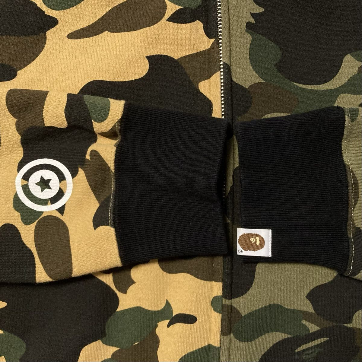 1st camo シャーク パーカー Mサイズ shark full zip hoodie a bathing