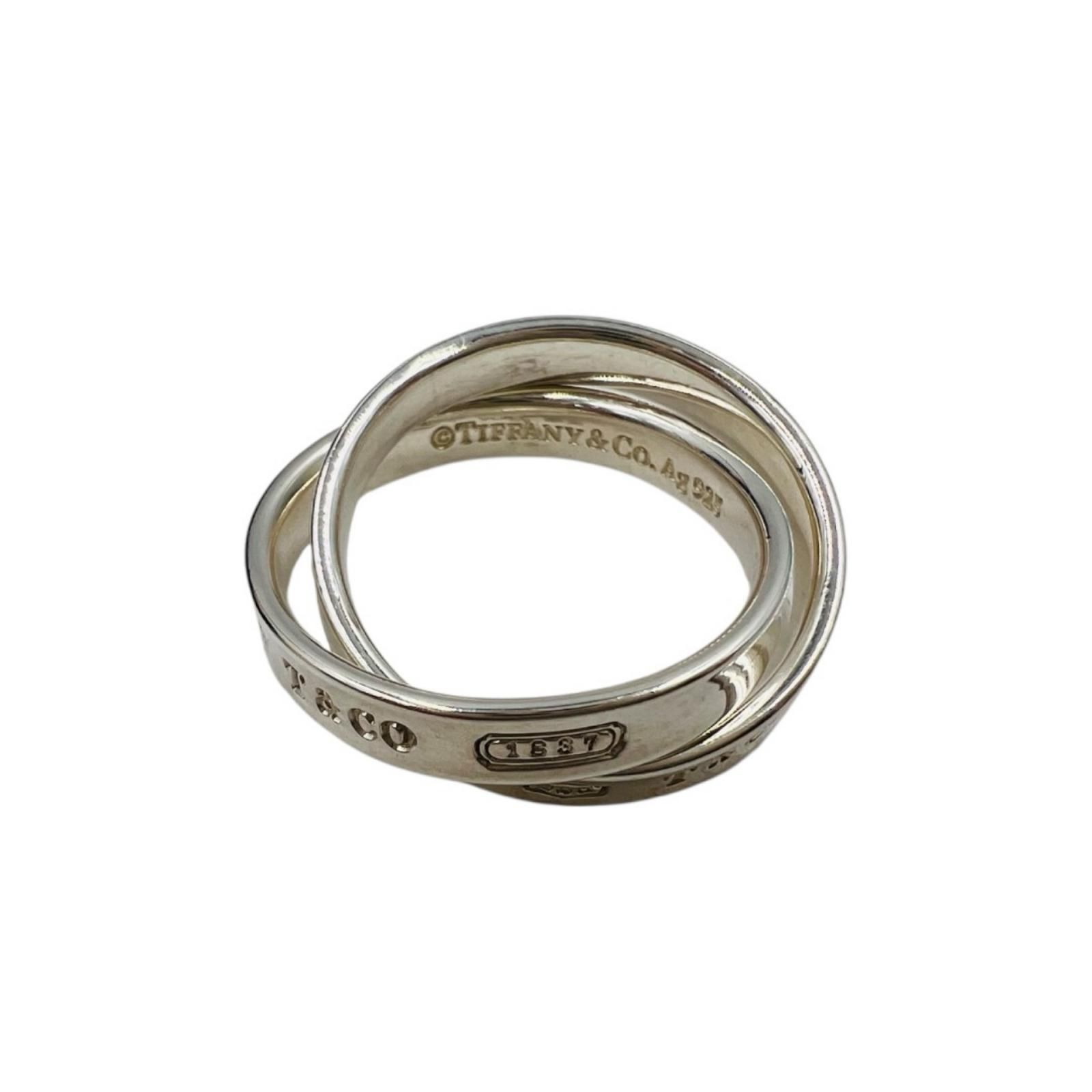 TIFFANY&Co. ティファニー シルバー 1837 ナロー インターロッキング