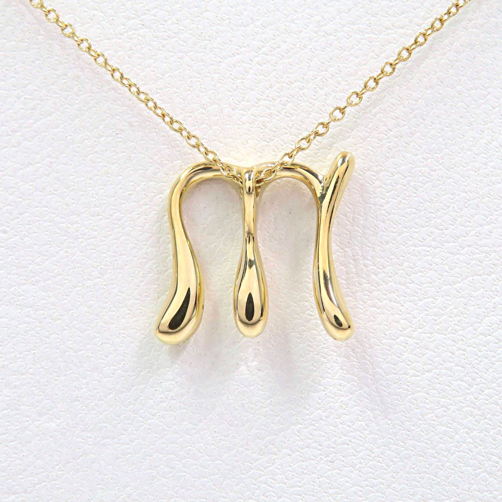 TIFFANY&Co ティファニー 750 アルファベット レター イニシャルm 