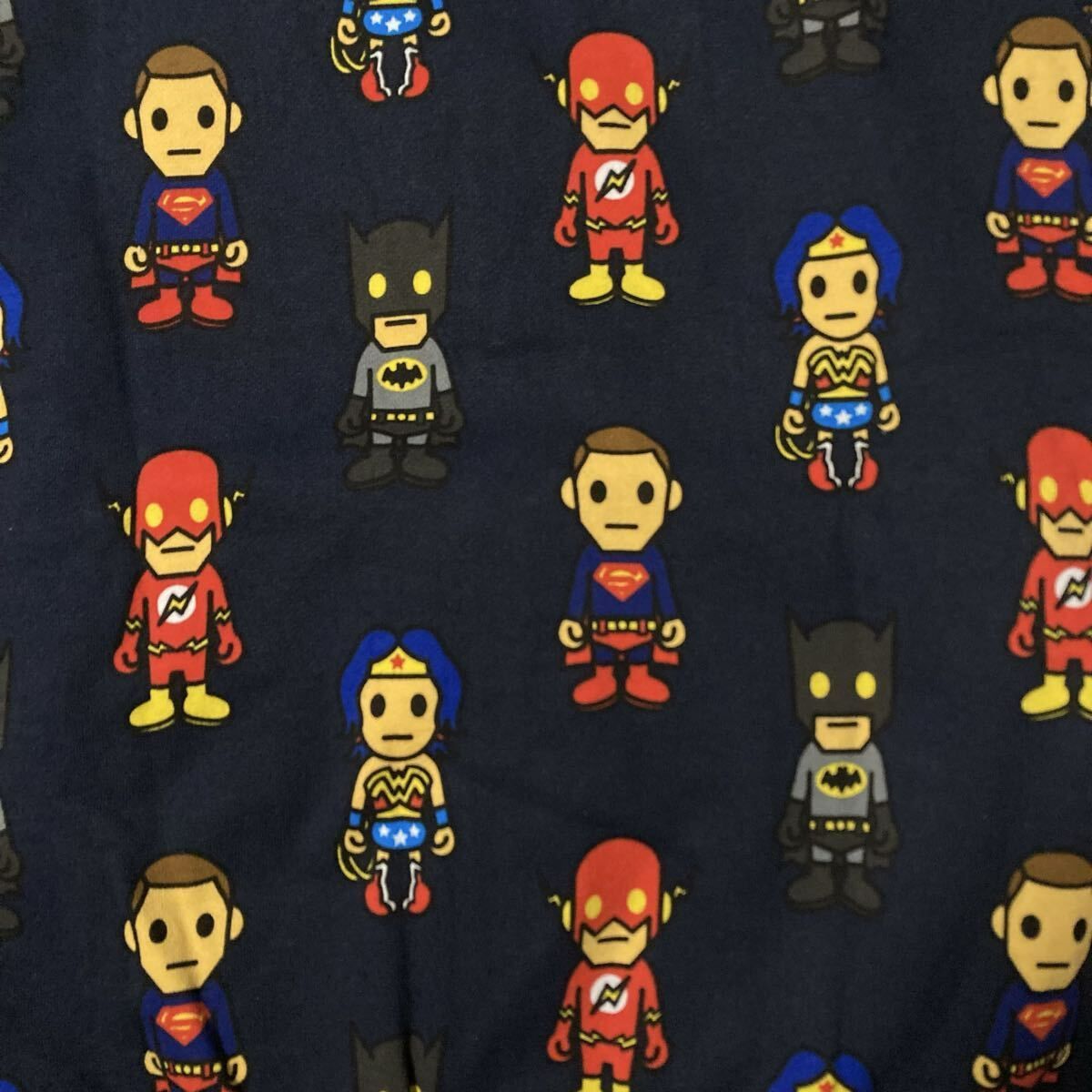 ☆新品☆ DC Comics × BAPE フルジップ パーカー Mサイズ ネイビー a 
