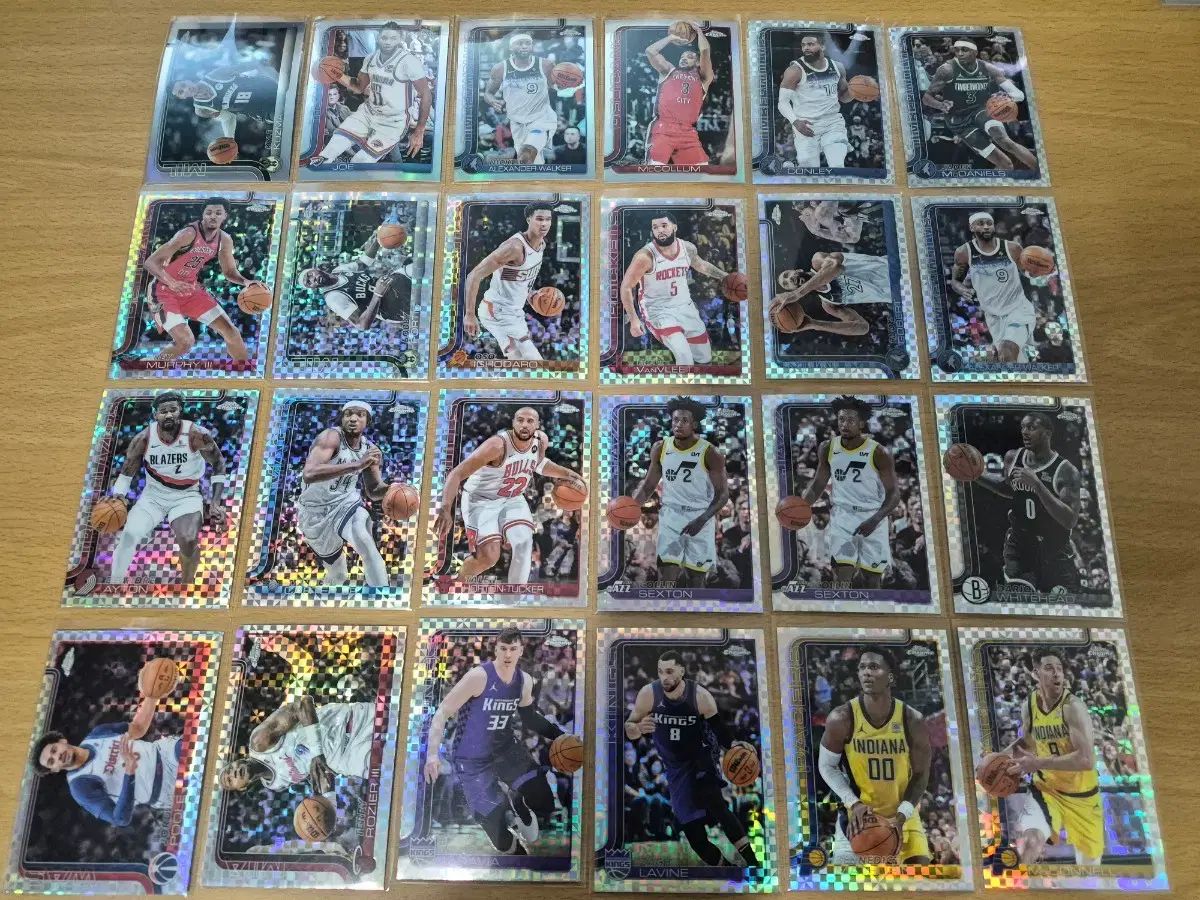 NBA 2025 トップス クロム リフレクター エクスプレクター カード 背