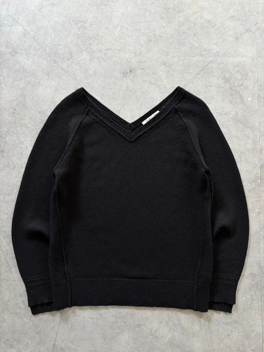 Helmut Lang ヘルムート・ラング カシミア Vネック ニット - メルカリ