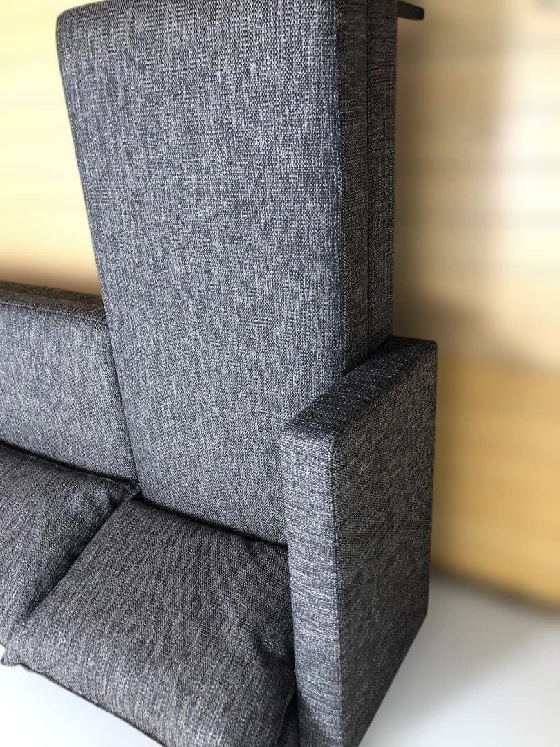 ADAL アダル L字カウチソファ 左カウチ グレー ファブリック 業務用