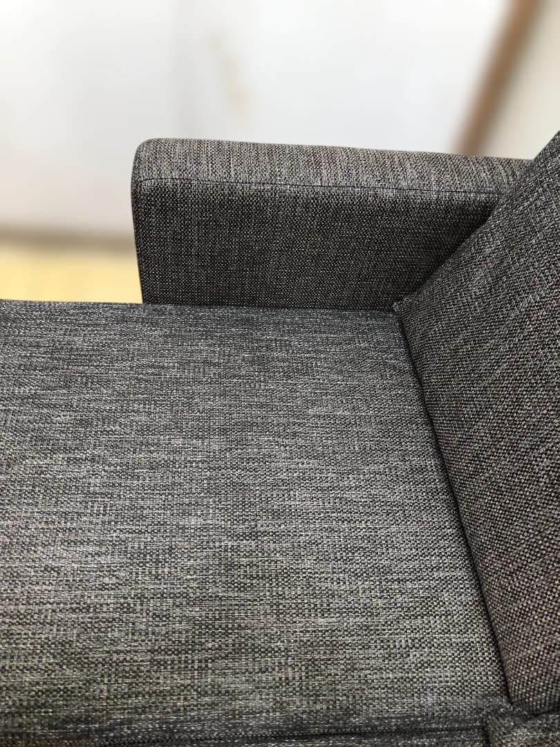 ADAL アダル L字カウチソファ 左カウチ グレー ファブリック 業務用