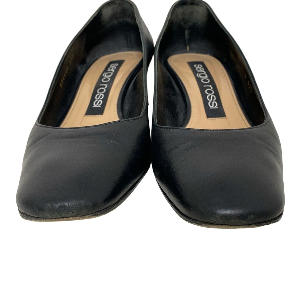 sergio rossi(セルジオロッシ) パンプス 371/2 レディース - 黒 レザー