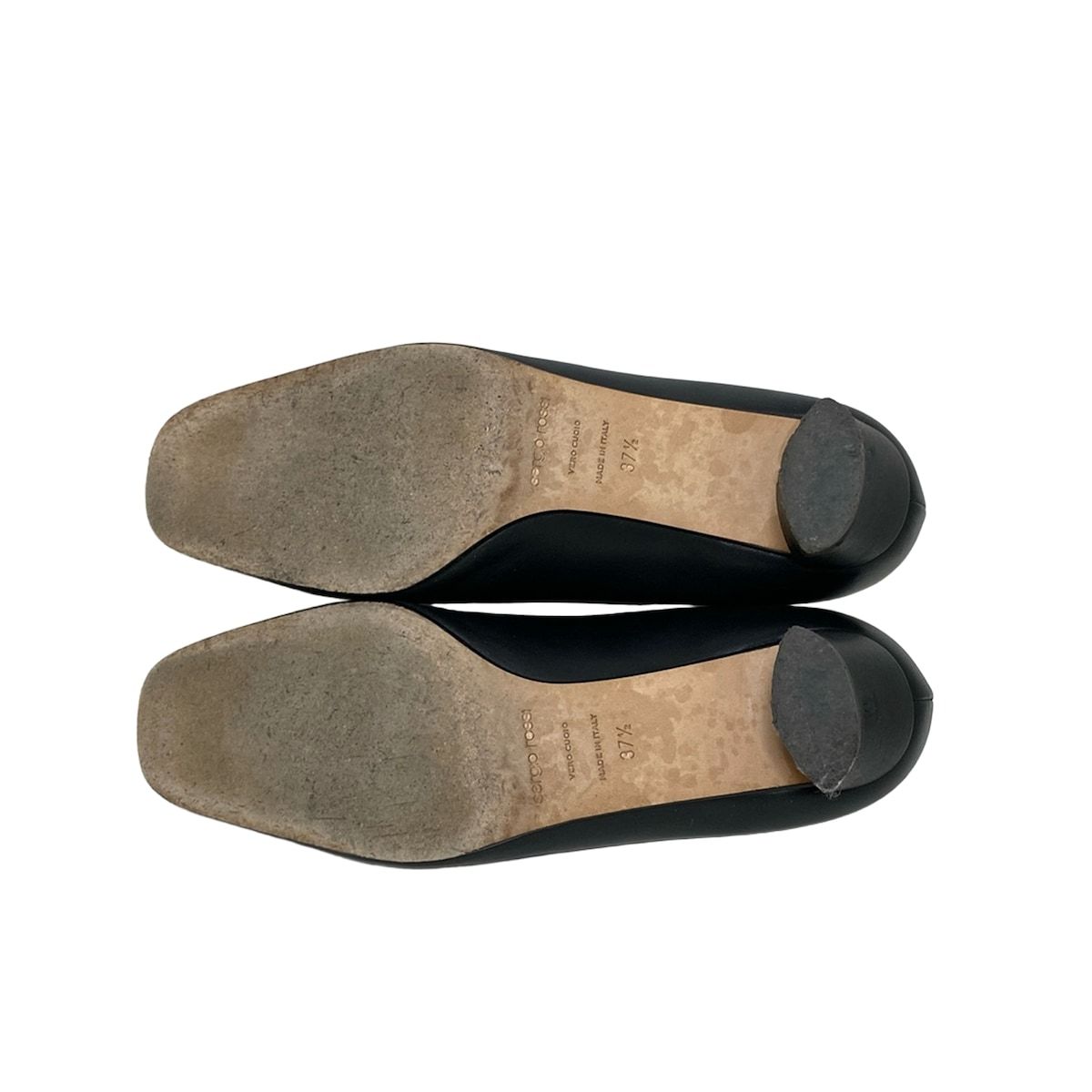 sergio rossi(セルジオロッシ) パンプス 371/2 レディース - 黒 レザー