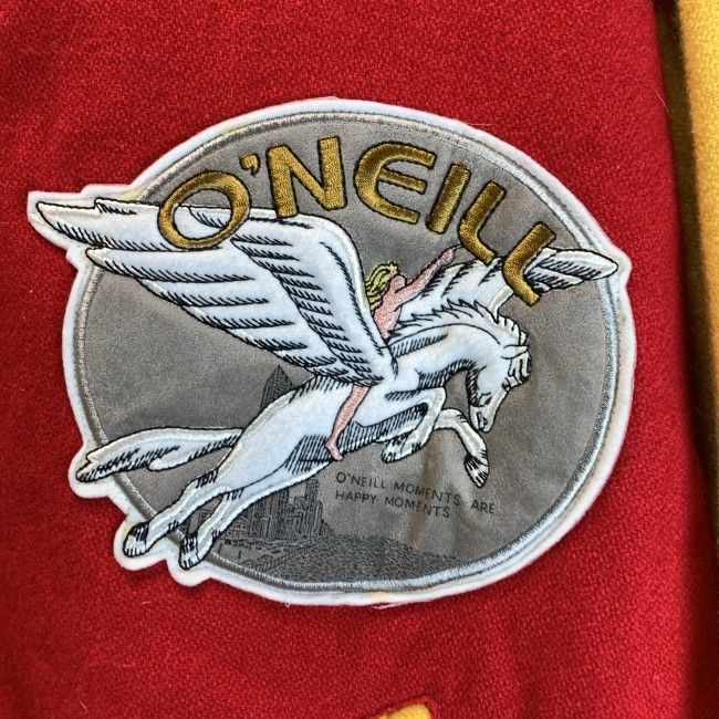 O'NEILL スタジャン 90s vintage 90年代 OLD ブルゾン ワッペン