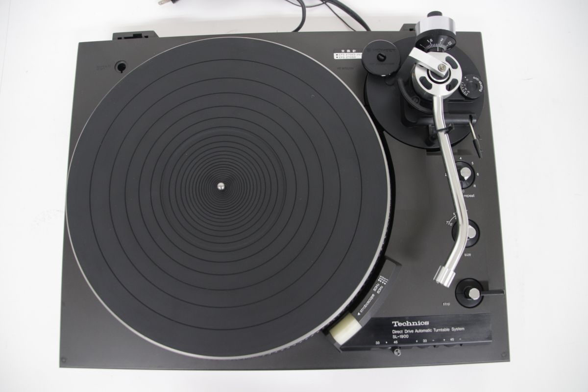 Technics テクニクス Sl-1900 Direct Drive Turntable ダイレクト 