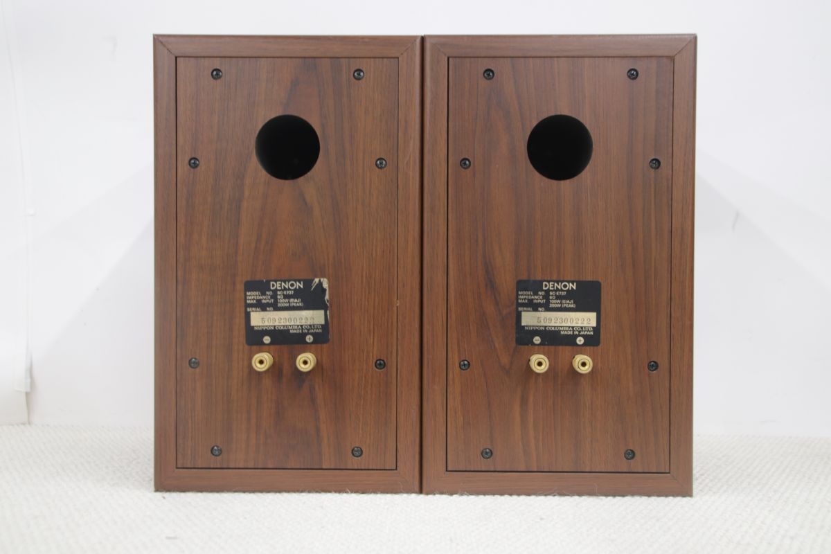 Denon デノン SC-E737 2way Speaker 2ウェイスピーカー（ペア) /7700