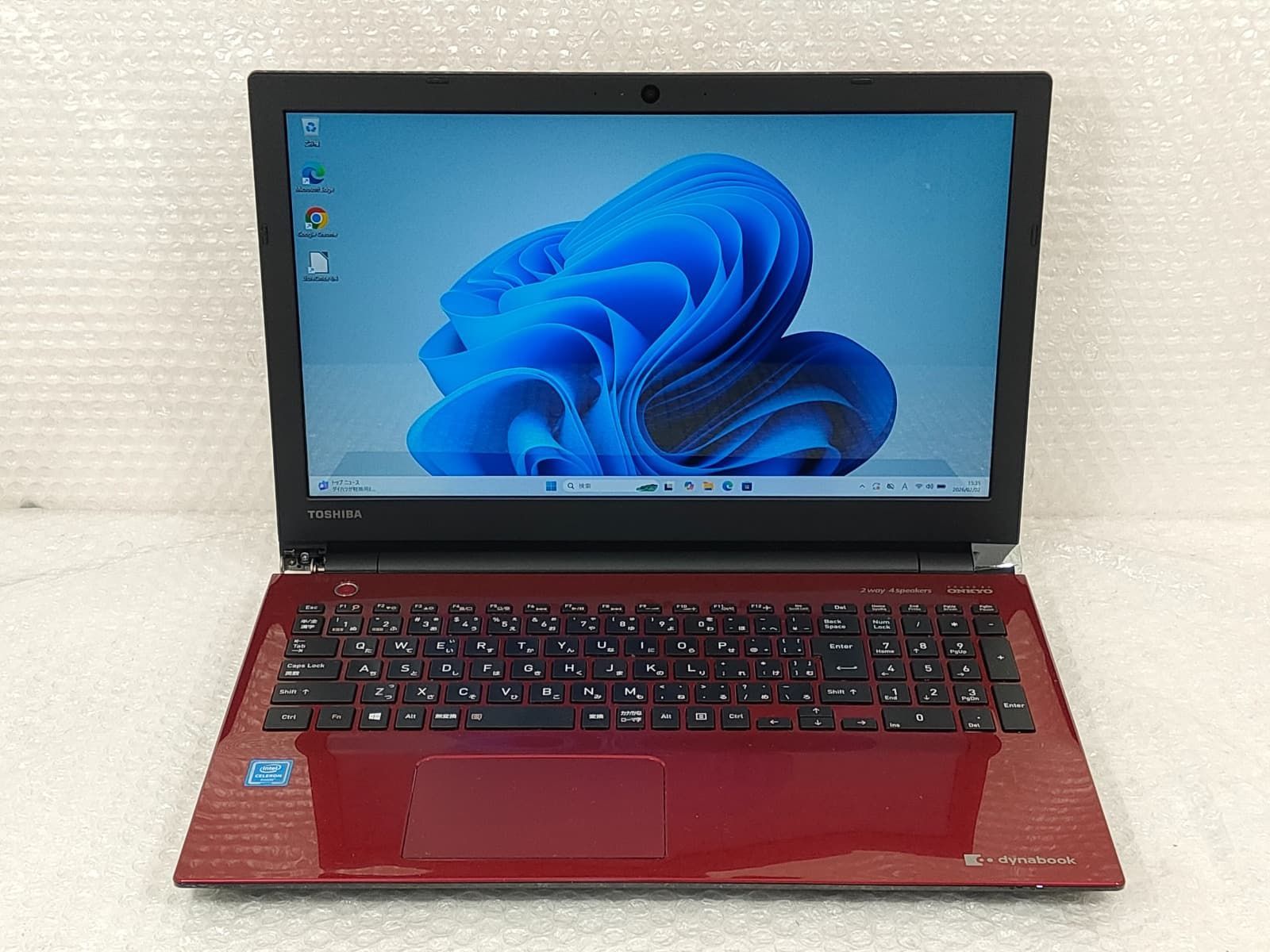 東芝 dynabook T45/GR Celeron 3865U/4GB/1TB HDD/Windows11/15.6型