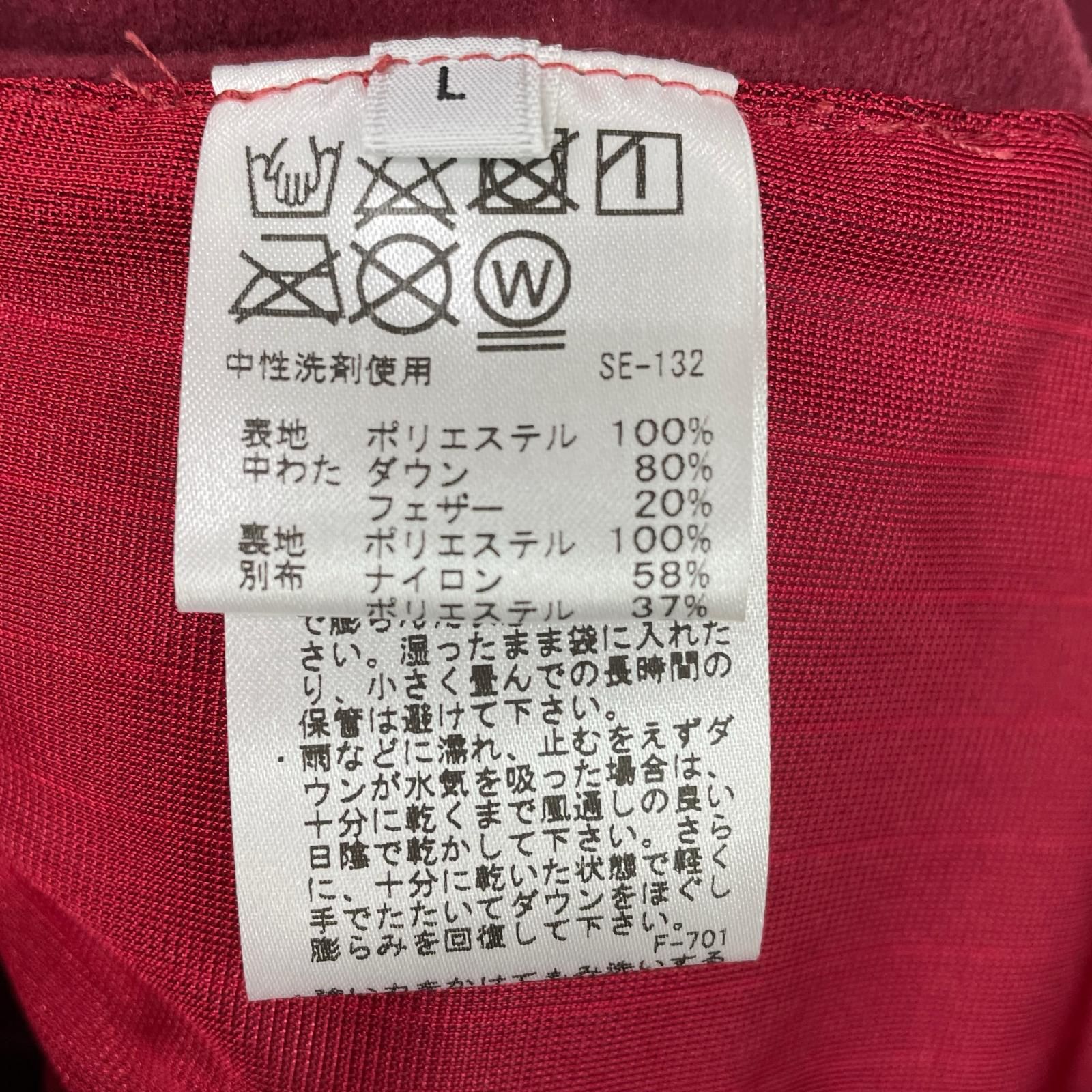 中古 レディース ジュン＆ロペ JUN&ROPE ワンピース L 赤 ダウン
