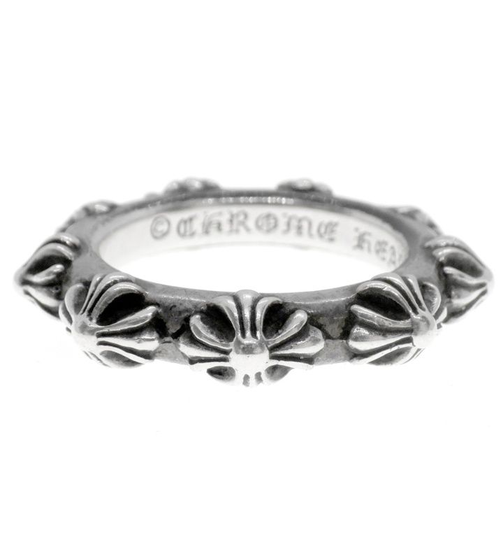 クロムハーツ CHROME HEARTS 【 CROSS BAND RING 】 クロス バンド