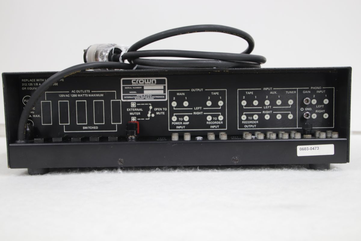 Crown クラウン IC150 Preamplifier プリアンプ /10000 - メルカリ