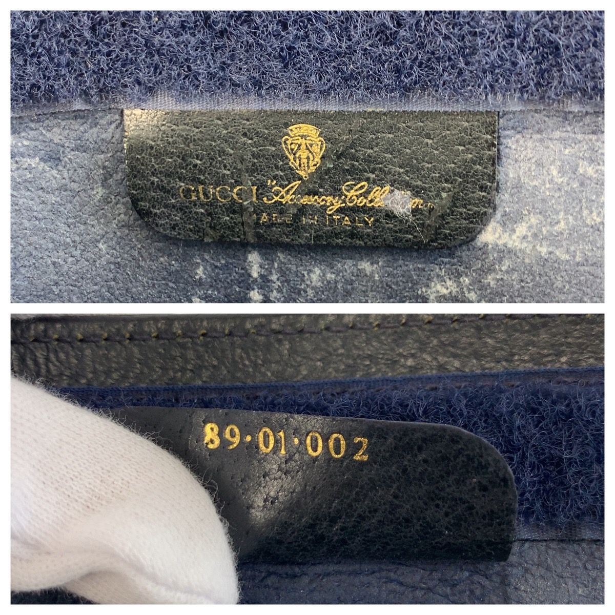 GUCCI グッチ ヴィンテージ シェリーライン グレー GGスプリーム