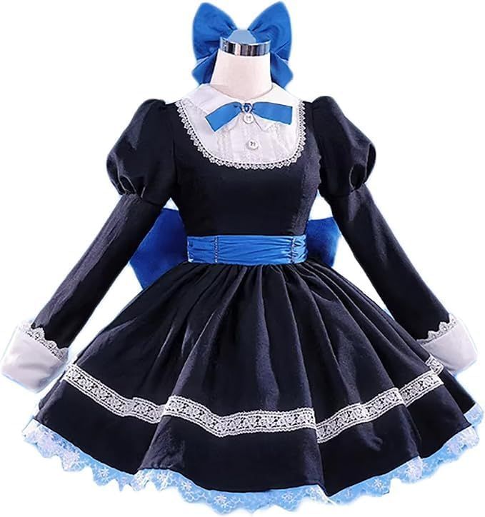 アナーキー?ストッキング コスプレ 衣装 靴下付属 ウィッグ 付属 ワンピース コスチューム 変身